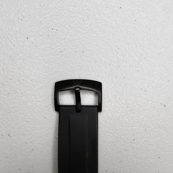 Emporio Armani AR0683 Black Men’s Watch – Rubber Strap - Picture 6 of 13